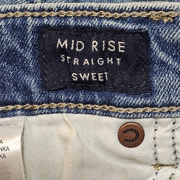 NWT Lucky Brand Mid Rise Sweet Straight Leg Jeans - Picture 8 of 12